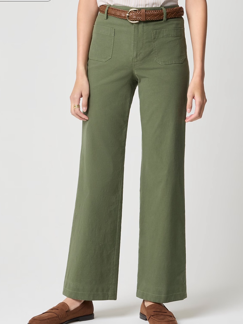 J. Crew Factory Lizzie Wide-Leg Pants